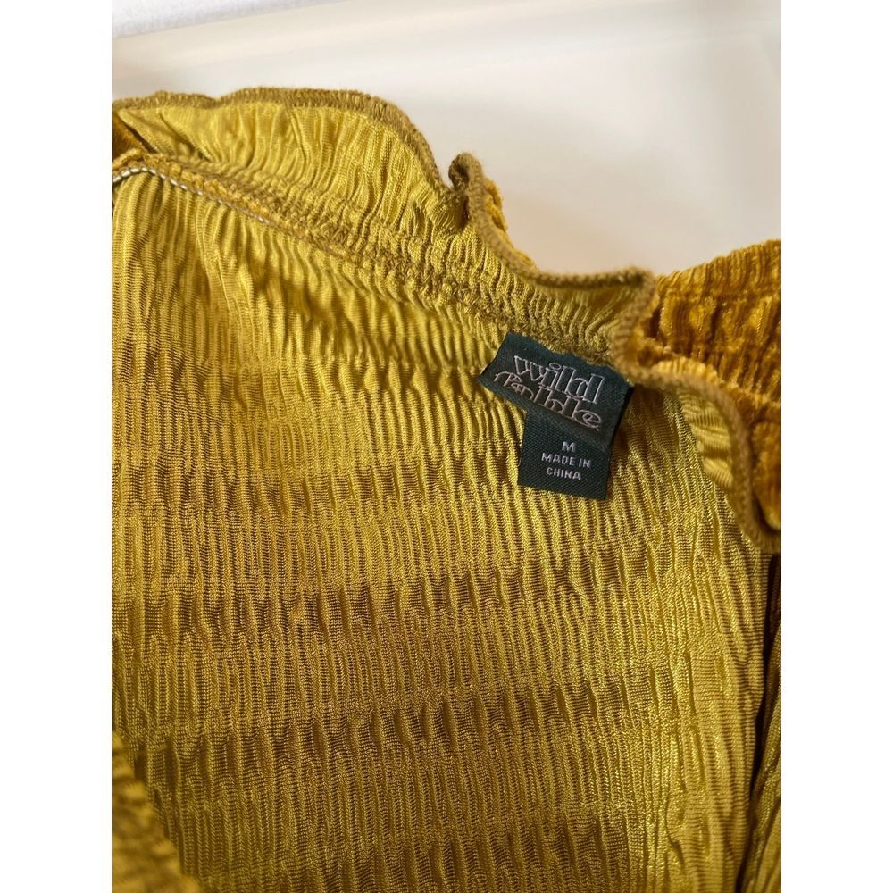 Wild Fable mustard yellow women's crop top - Picture 4 of 4